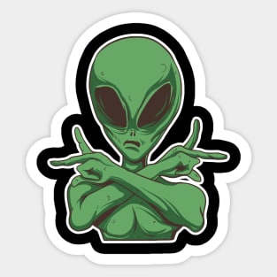 Alien -I have come in peace Sticker